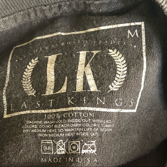 Vintage Last Kings Big LK Streetwear Tee - Picture 4 of 4
